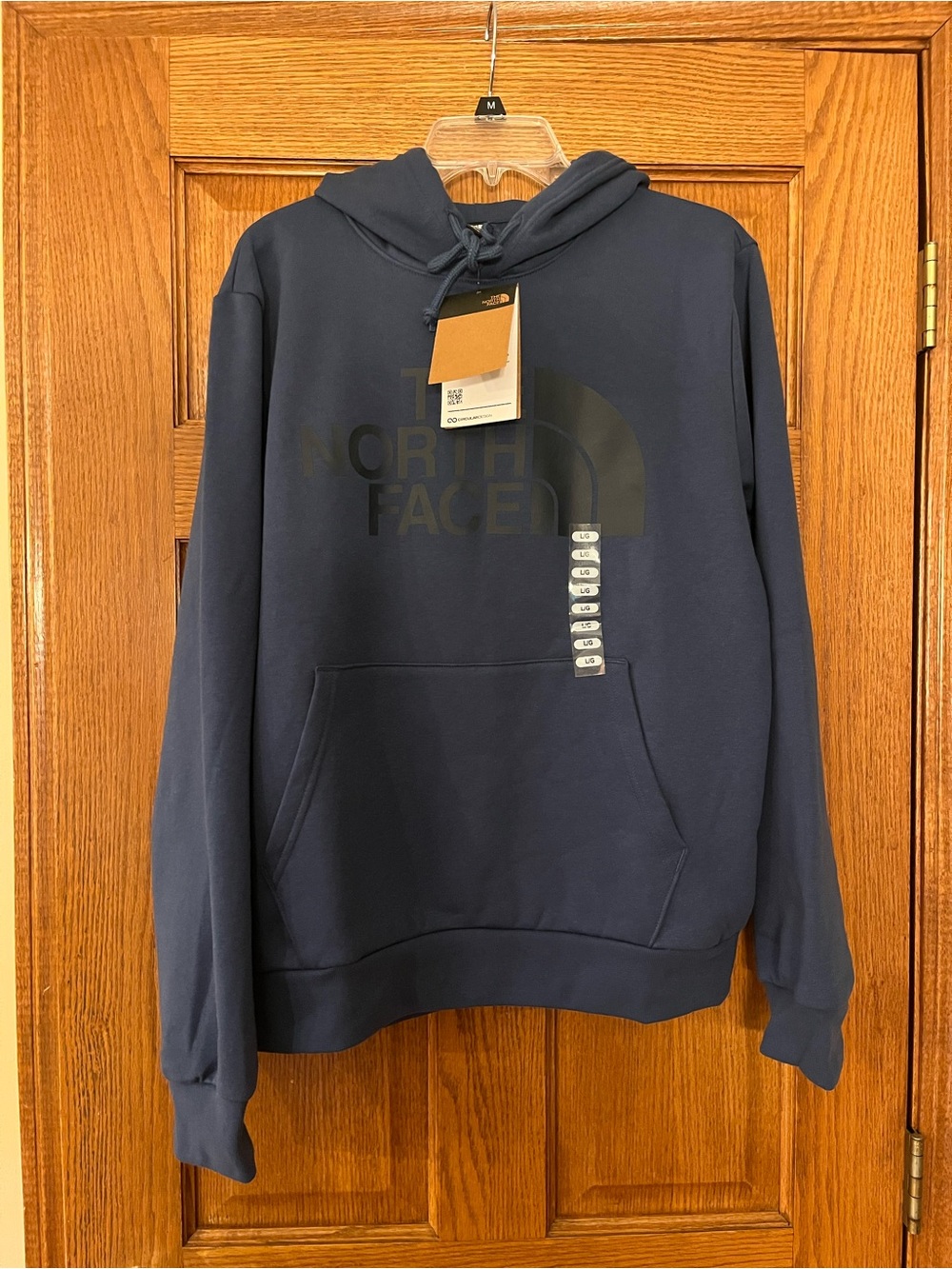 NWT The North Face Men’s Evolution Half Dome Hoodie Large Shady Blue